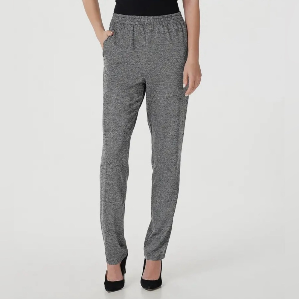 Fabulous foil heather jersey pants